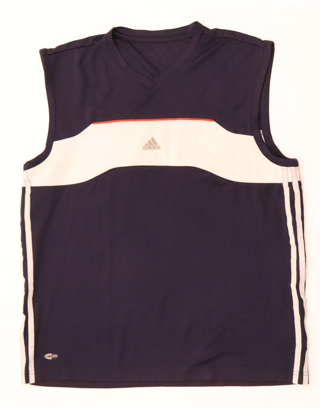 Adidas Herren Climacool Weste Top Medium Marineblau Colourblock Polyester
