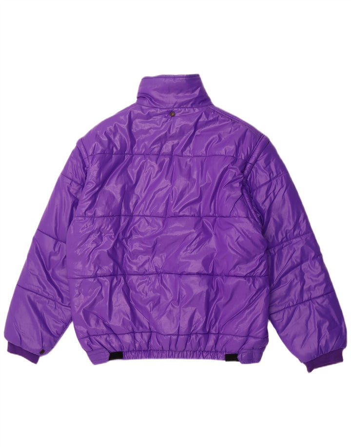 Aesse Herren Wattierte Jacke UK 38 Medium Lila Polyamid