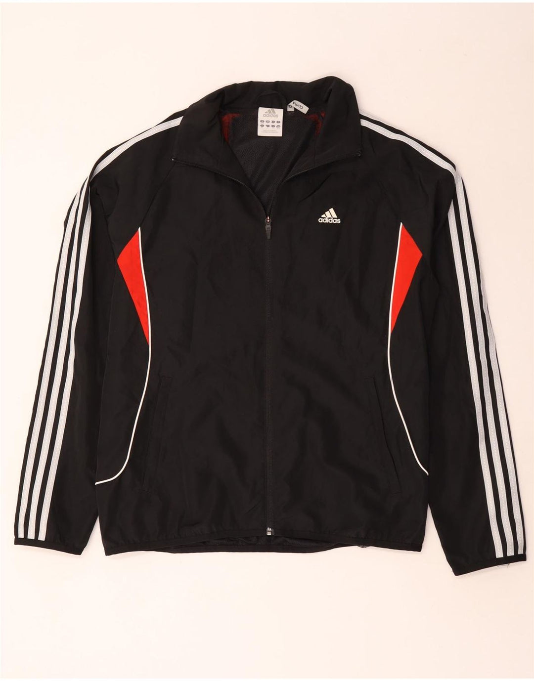 Adidas Herren Climalite Trainingsanzug Top Jacke UK 40/42 Medium Schwarz