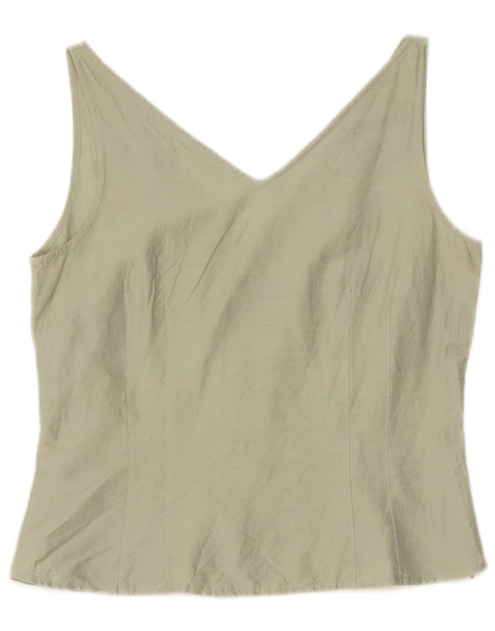 Max & Co. Damen 2-teiliges Rockset IT 42 Medium W30 Grünes Leinen