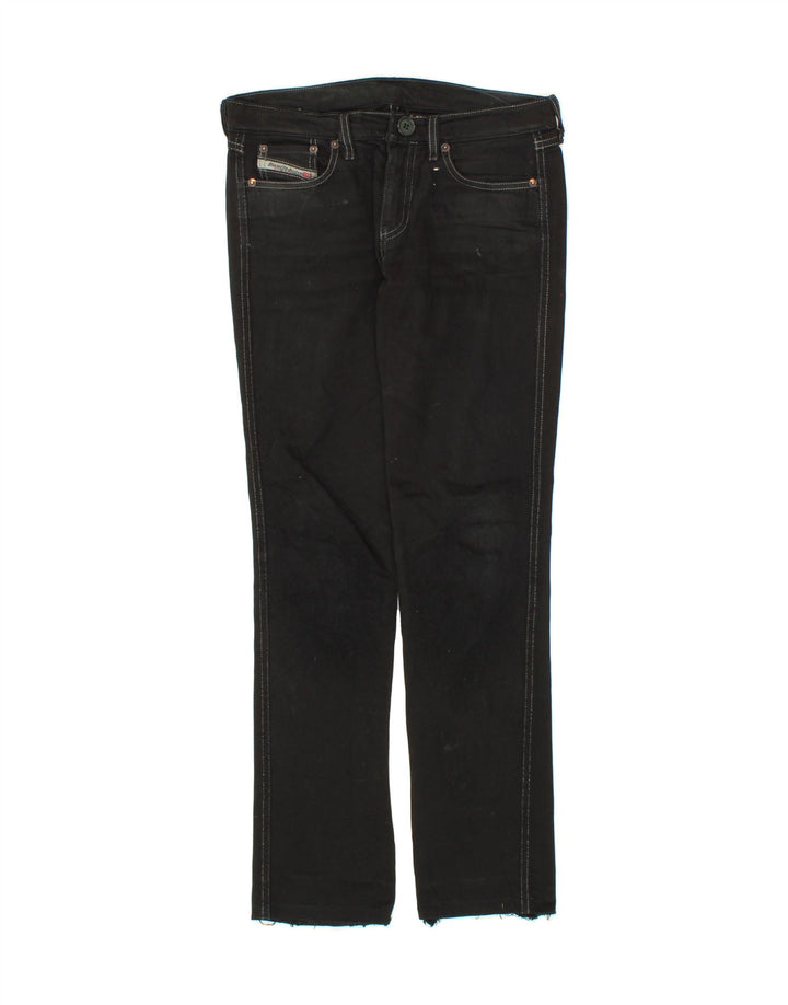 DIESEL Womens Slim Jeans W26 L30 Black Cotton Vintage Diesel and Second-Hand Diesel from Messina Hembry 