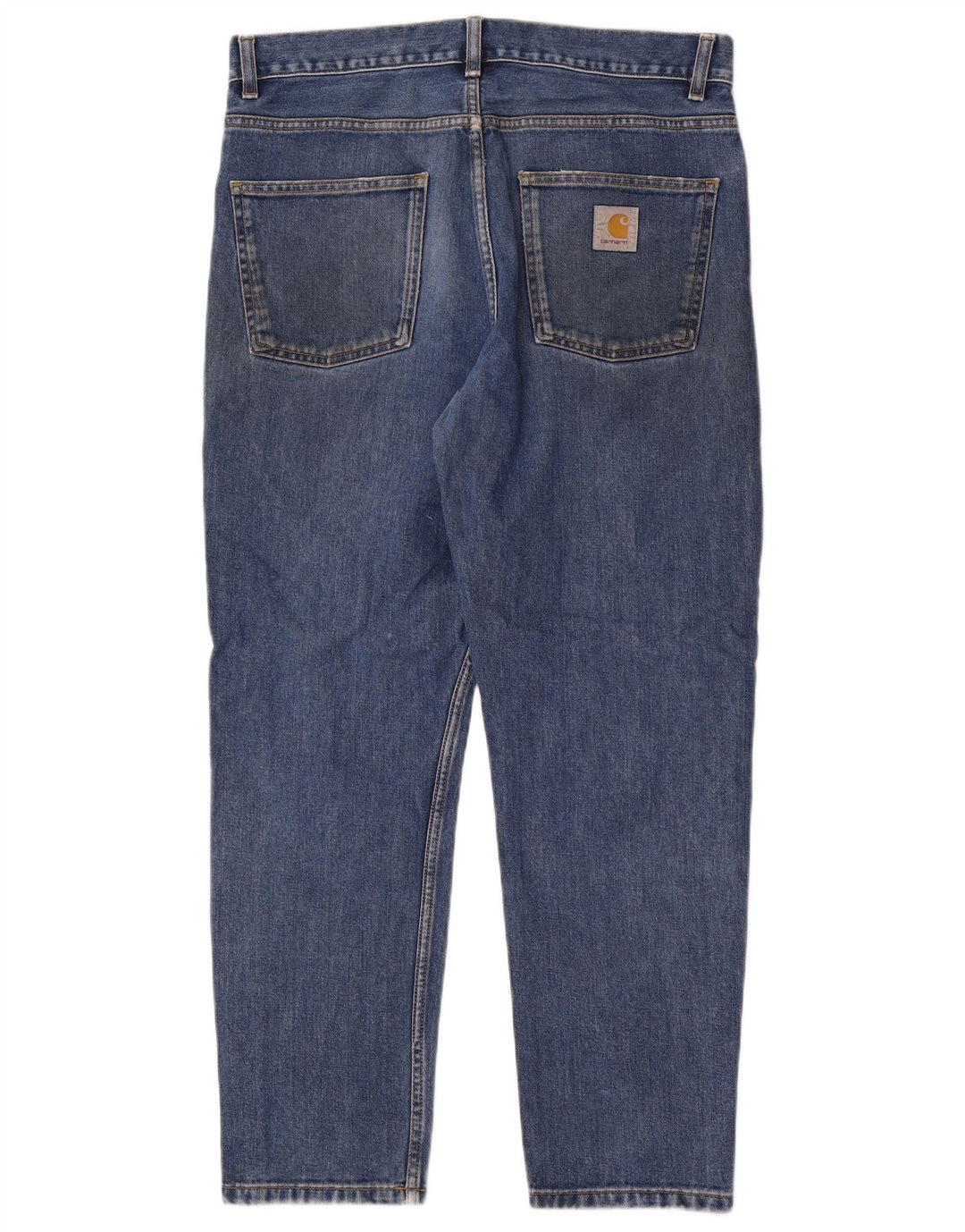 Carhartt Herren Straight Jeans W32 L30 Blaue Baumwolle