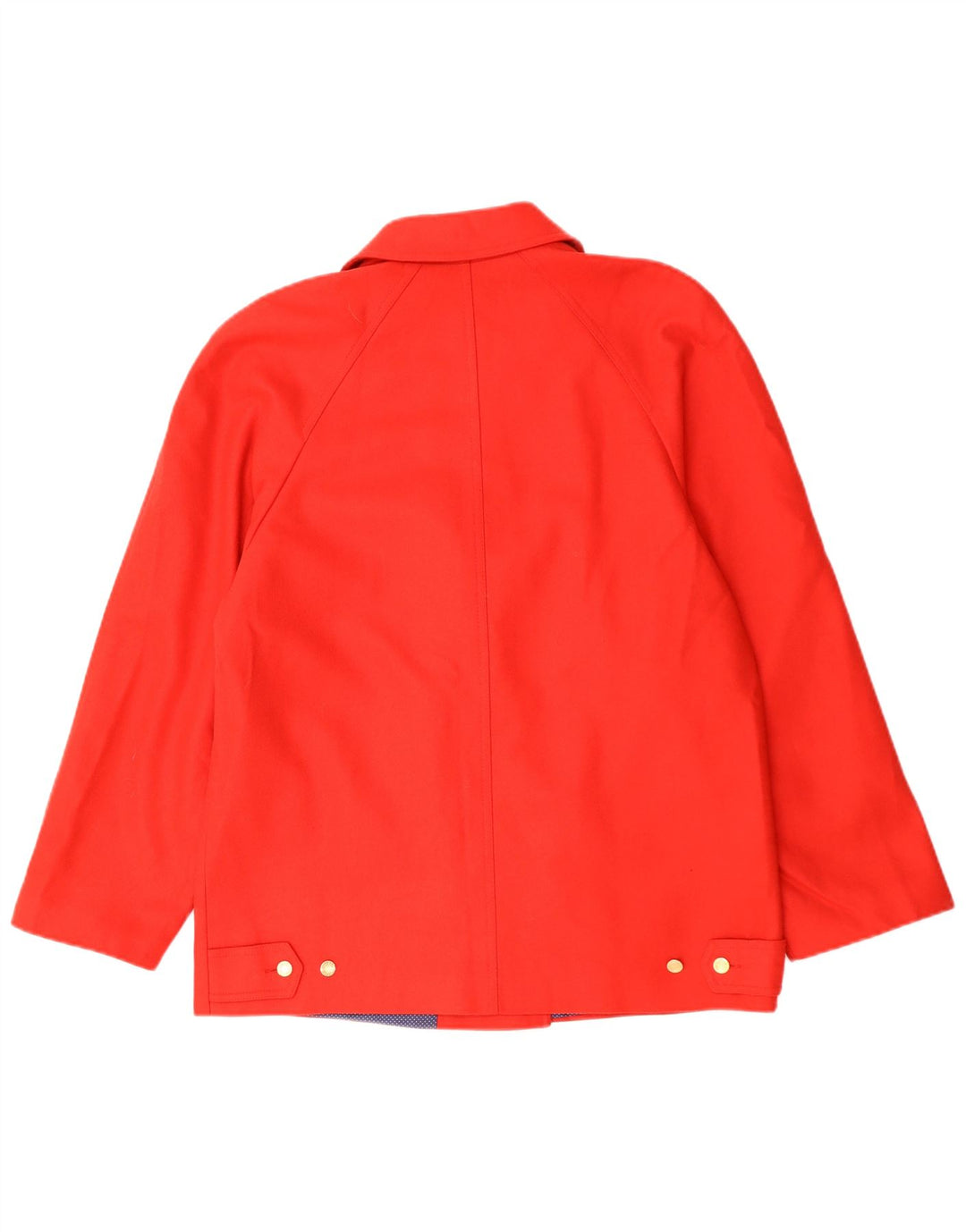Vintage Damen Zweireiher Blazer Jacke UK 14 Mittelrote Wolle Retro