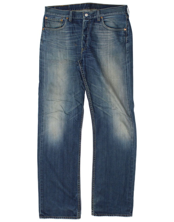 Levi's Herren 501 Straight Jeans W34 L34 Blaue Baumwolle