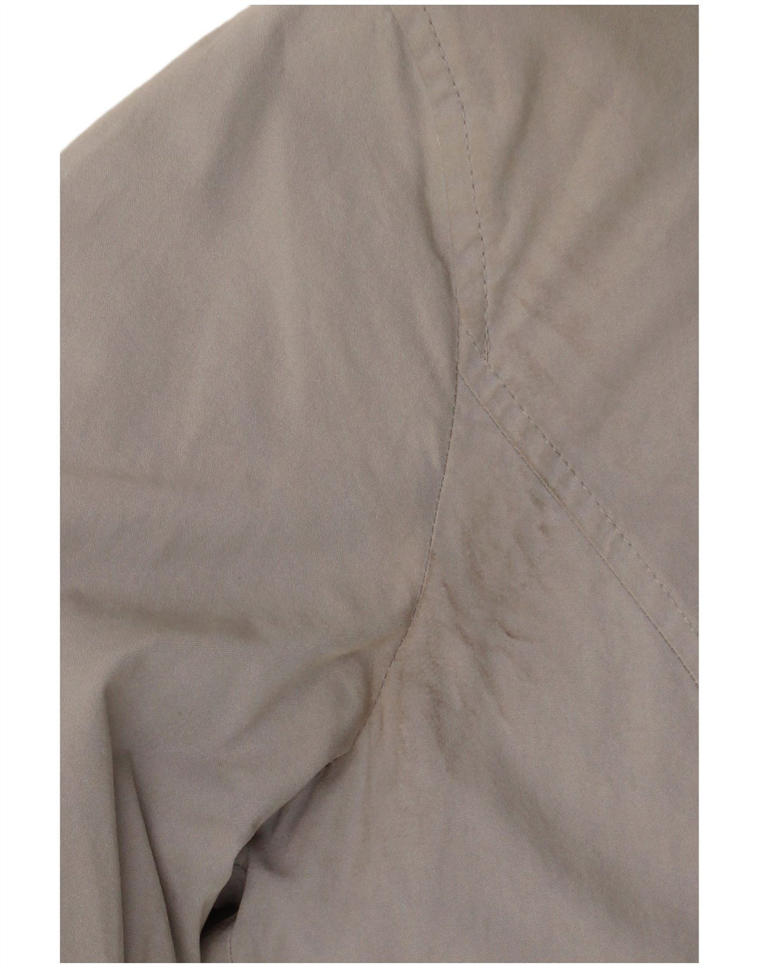 Woolrich Wattierter Damenmantel mit Kapuze, UK 14, mittelgraue Baumwolle