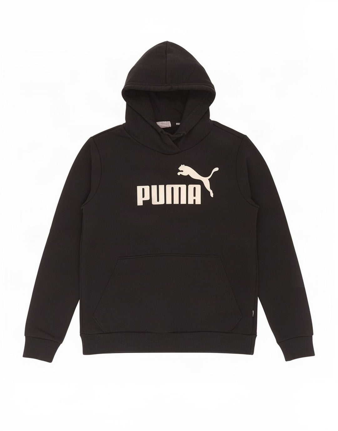 Puma Womens Graphic Hoodie Pullover UK 12 Medium Schwarz Polyester
