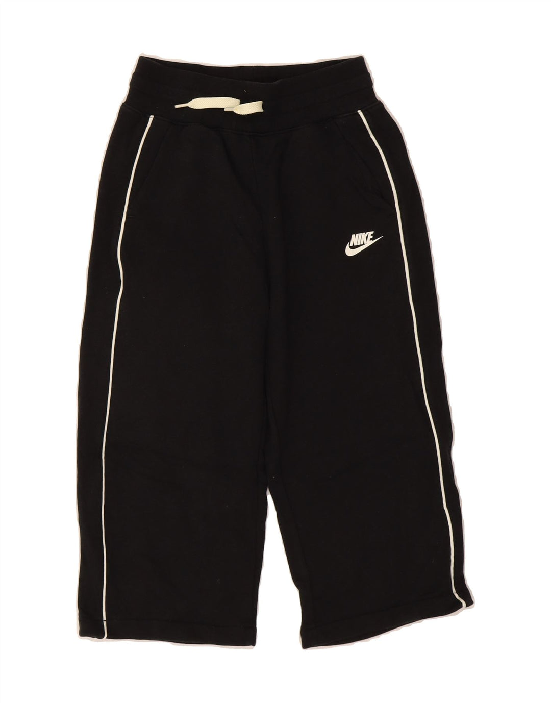 NIKE Boys Bermuda Sport Shorts 8-9 Years Small Black Cotton Vintage Nike and Second-Hand Nike from Messina Hembry 