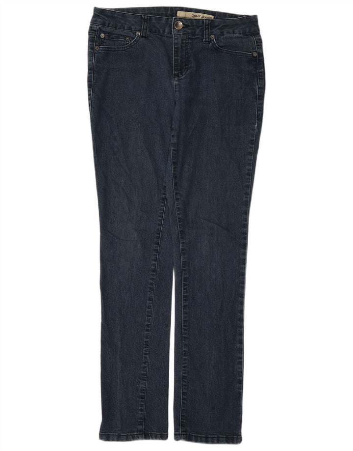 Dkny Damen Slim Jeans US 8 Medium W30 L31 Marineblaue Baumwolle