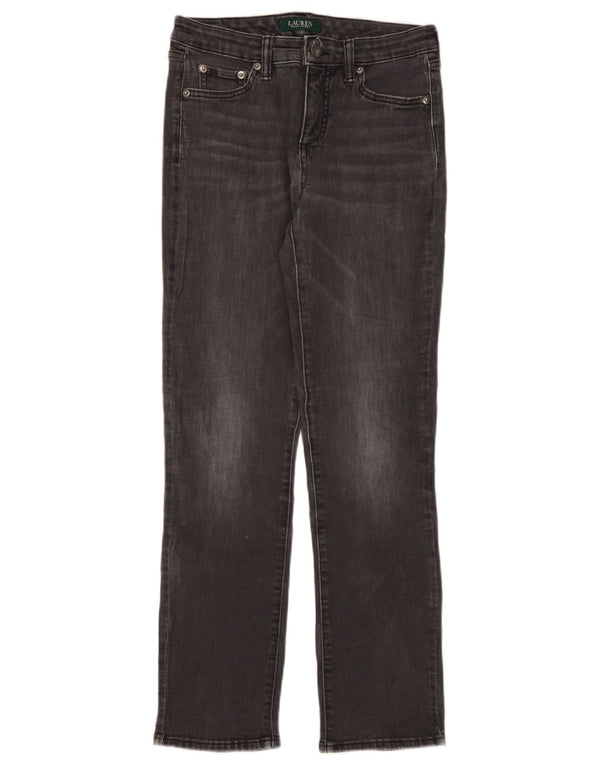 Ralph Lauren Damen Slim Jeans US 4 Small W26 L30 Graue Baumwolle