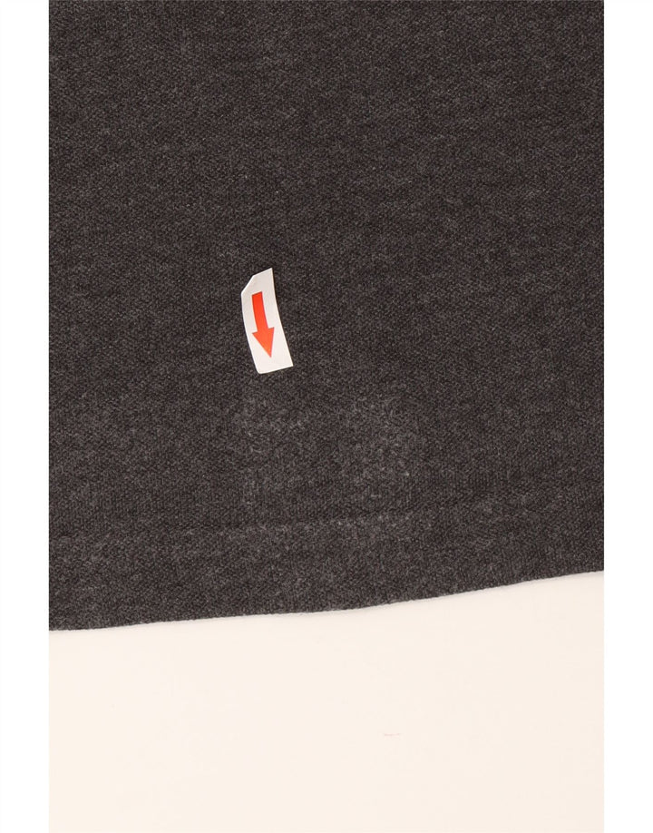 Pierre Cardin Herren-Poloshirt mit normaler Passform, mittelgrau, Baumwolle, klassisch