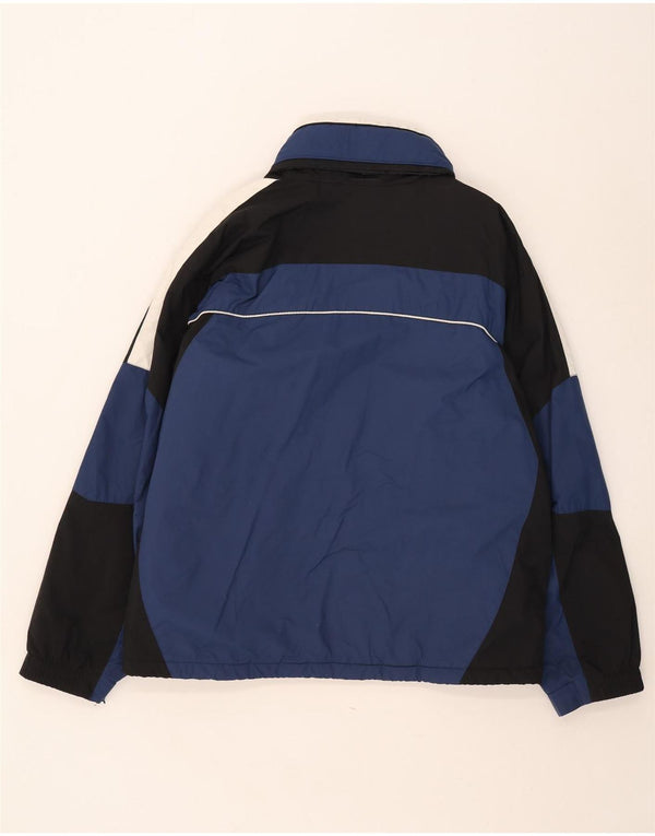 Columbia Herren-Windbreakerjacke mit Kapuze, UK 42, XL, Marineblau, Farbblock