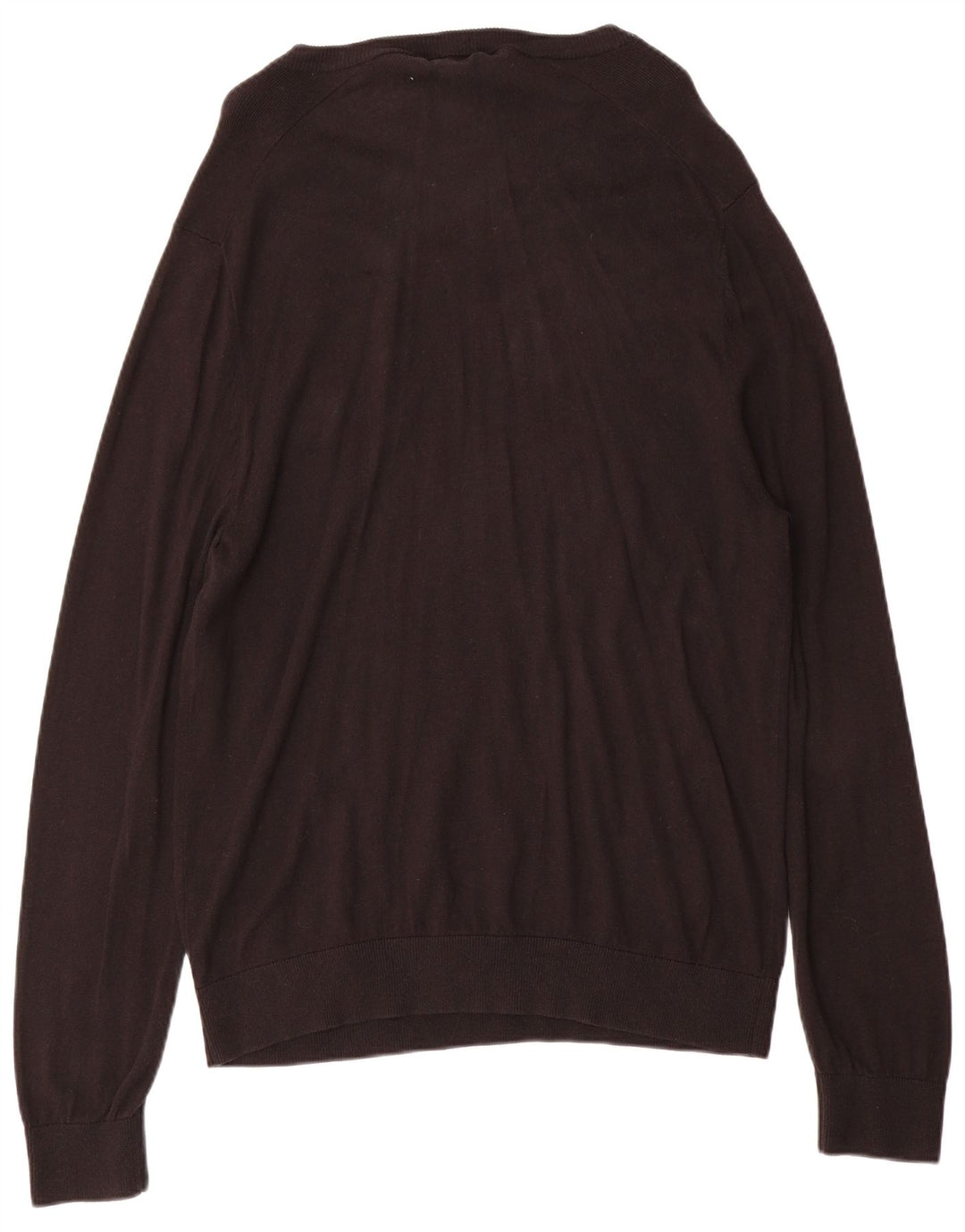 Nautica Herren-Pullover mit V-Ausschnitt, groß, aus schwarzer Baumwolle