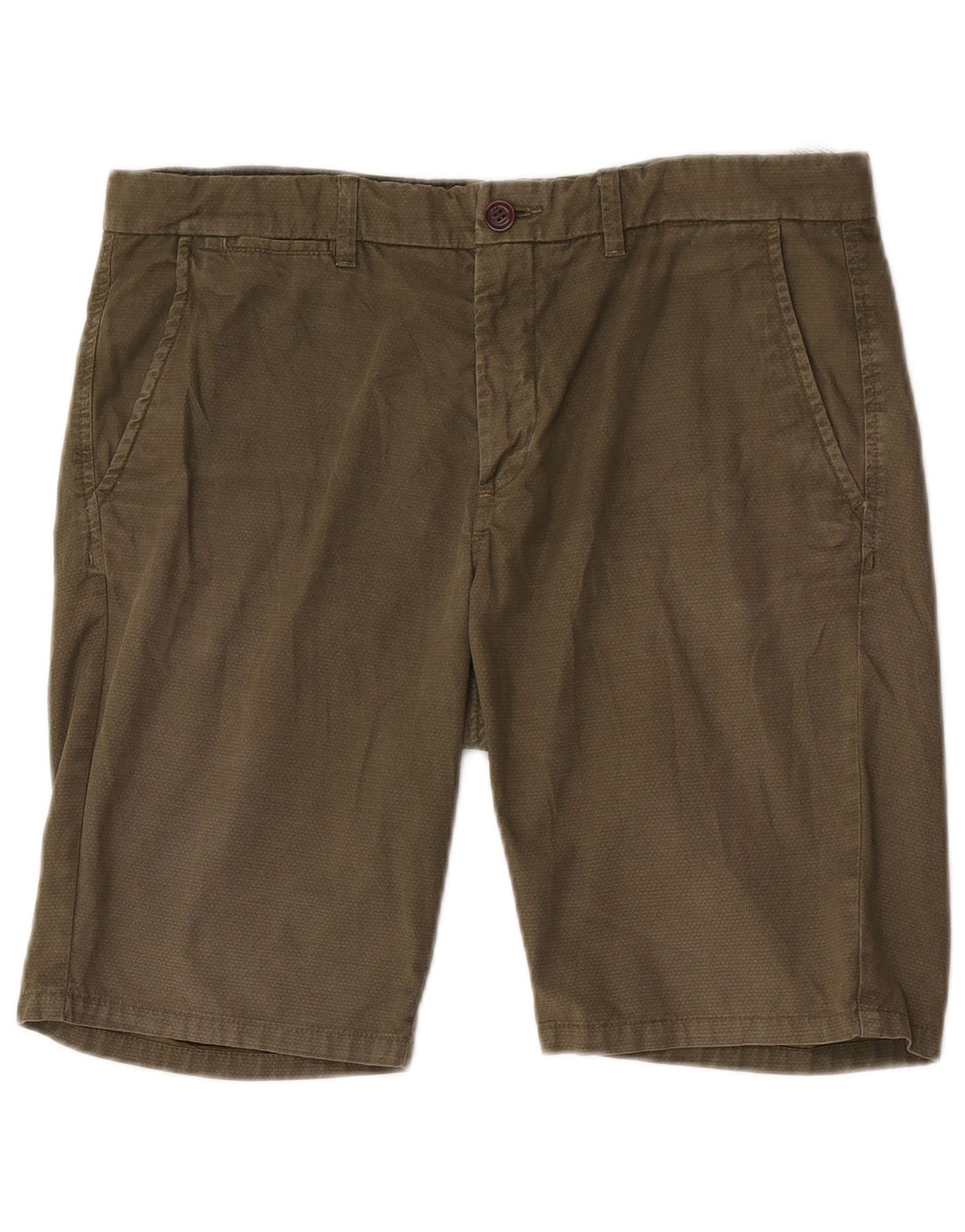Jack & Jones Herren Chino-Shorts, Größe L, W34, Khaki, Baumwolle