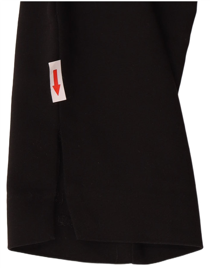 Zara Slim Chino-Hose für Damen, mittelgroß, W28, L26, schwarze Baumwolle