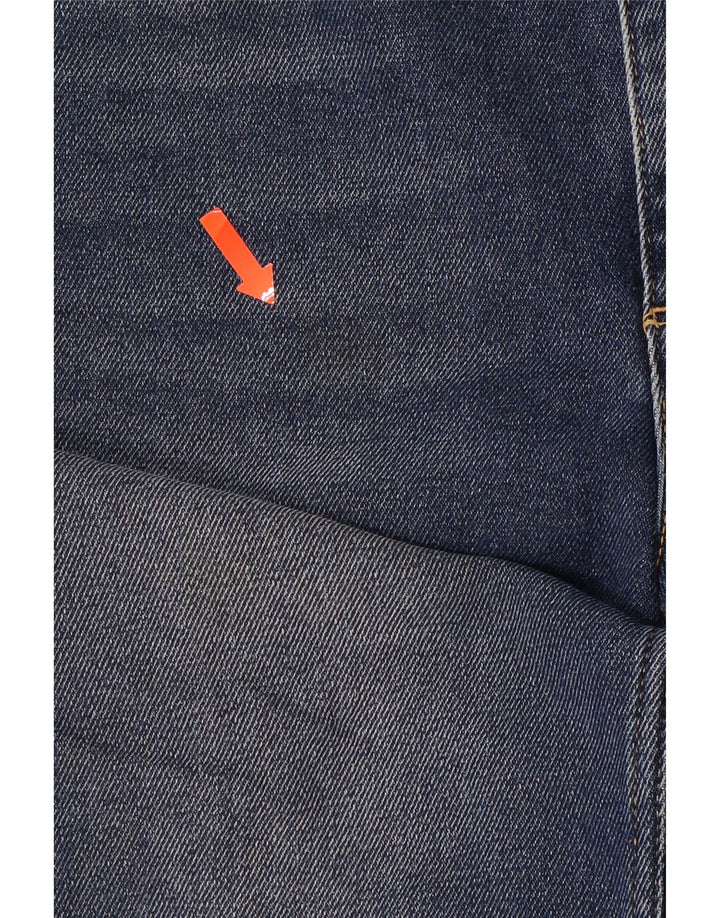 FRENCH CONNECTION Kurz geschnittene Jeans für Damen, UK 14, Größe L, W34, L25, Blau, Baumwolle