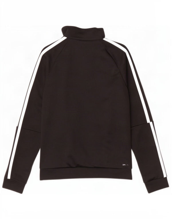 Adidas Damen Climalite Trainingsanzug Top Jacke UK 4/6 XS Schwarz Polyester