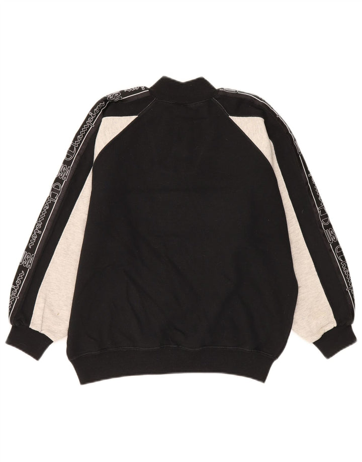 Champion Sweatshirt-Pullover mit Grafik für Jungen, 9–10 Jahre, Mittelschwarz, Farbblock