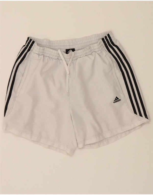 ADIDAS Mens Sport Shorts Large White Polyester