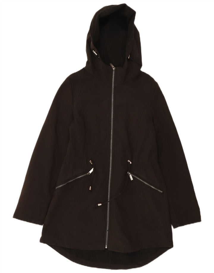 French Connection Damen-Windjacke mit Kapuze, Gr. 10, Größe S, Schwarz