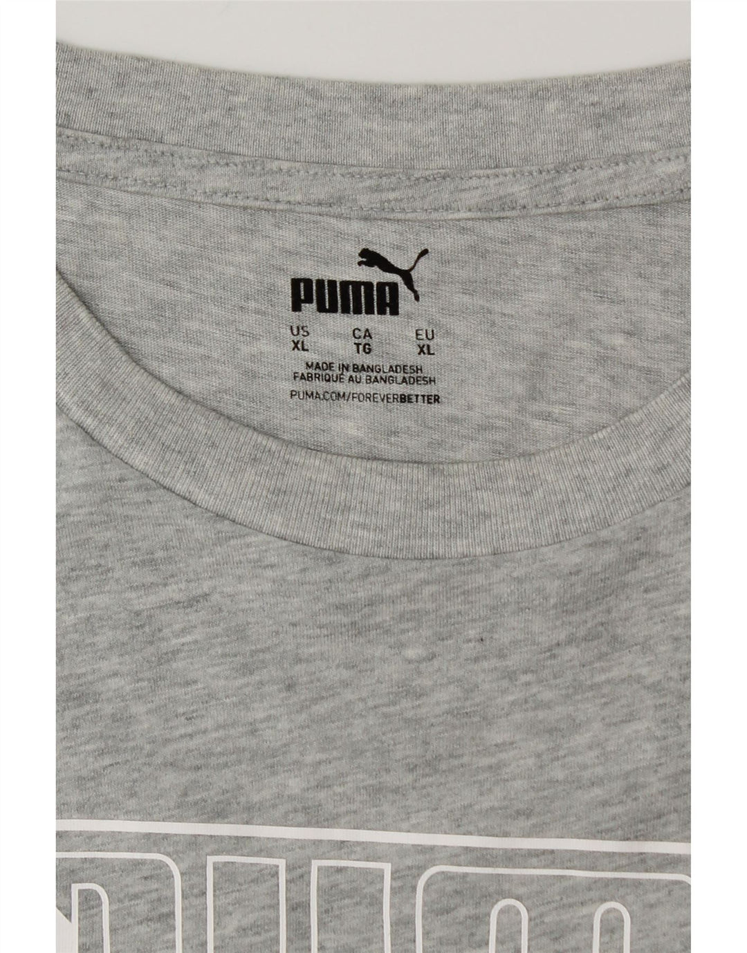 PUMA Herren Graphic T-Shirt Top XL Grau meliert