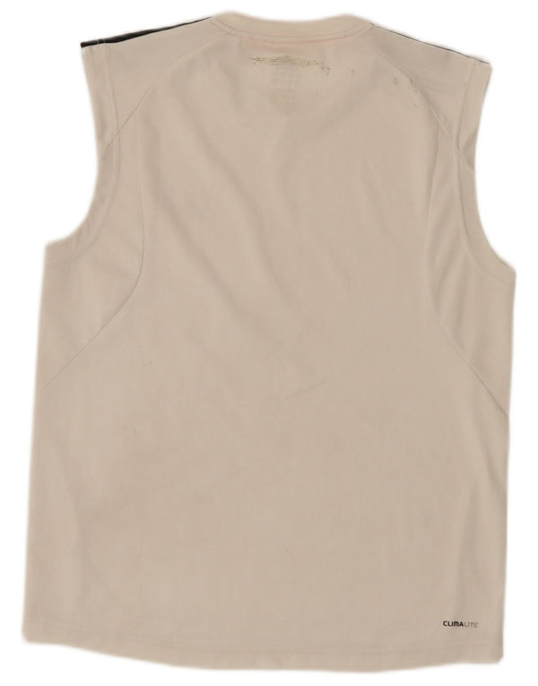 Adidas Herren Climalite Weste Top Medium Weiß