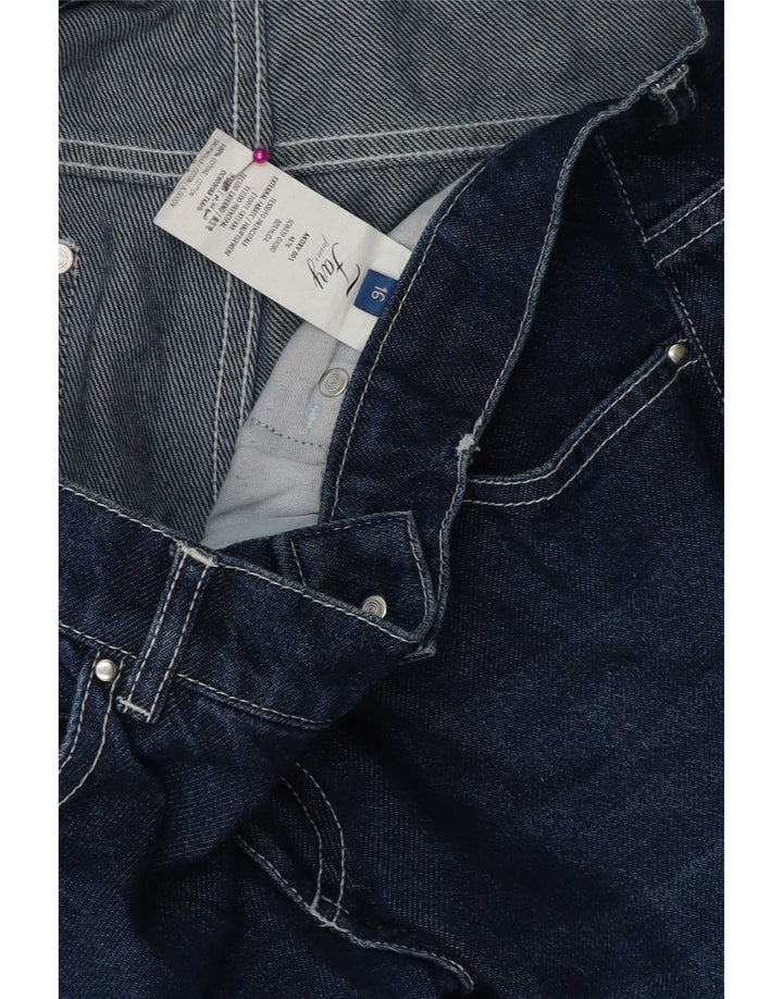 Fay Denim-Shorts für Jungen, 15–16 Jahre, W28, blaue Baumwolle