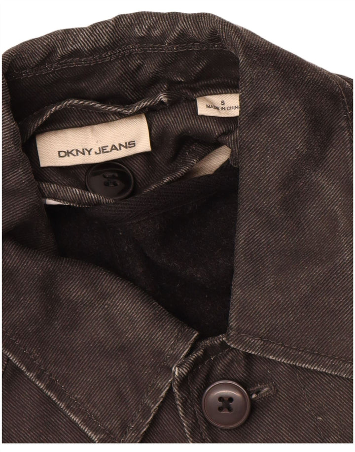 Dkny Herren Jeansmantel UK 36 Small Black Ramie