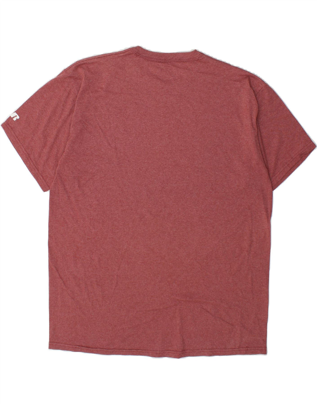 RUSSELL ATHLETIC Mens T-Shirt Top Large Maroon Cotton Vintage Russell Athletic and Second-Hand Russell Athletic from Messina Hembry 