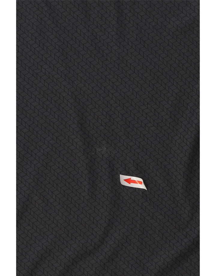 The North Face Herren-T-Shirt-Oberteil aus mittelschwarzem Colourblock-Polyester