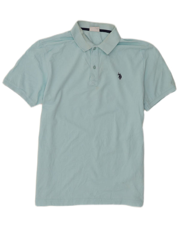 U.S. Polo Assn. Herrenhemd XL aus blauer Baumwolle