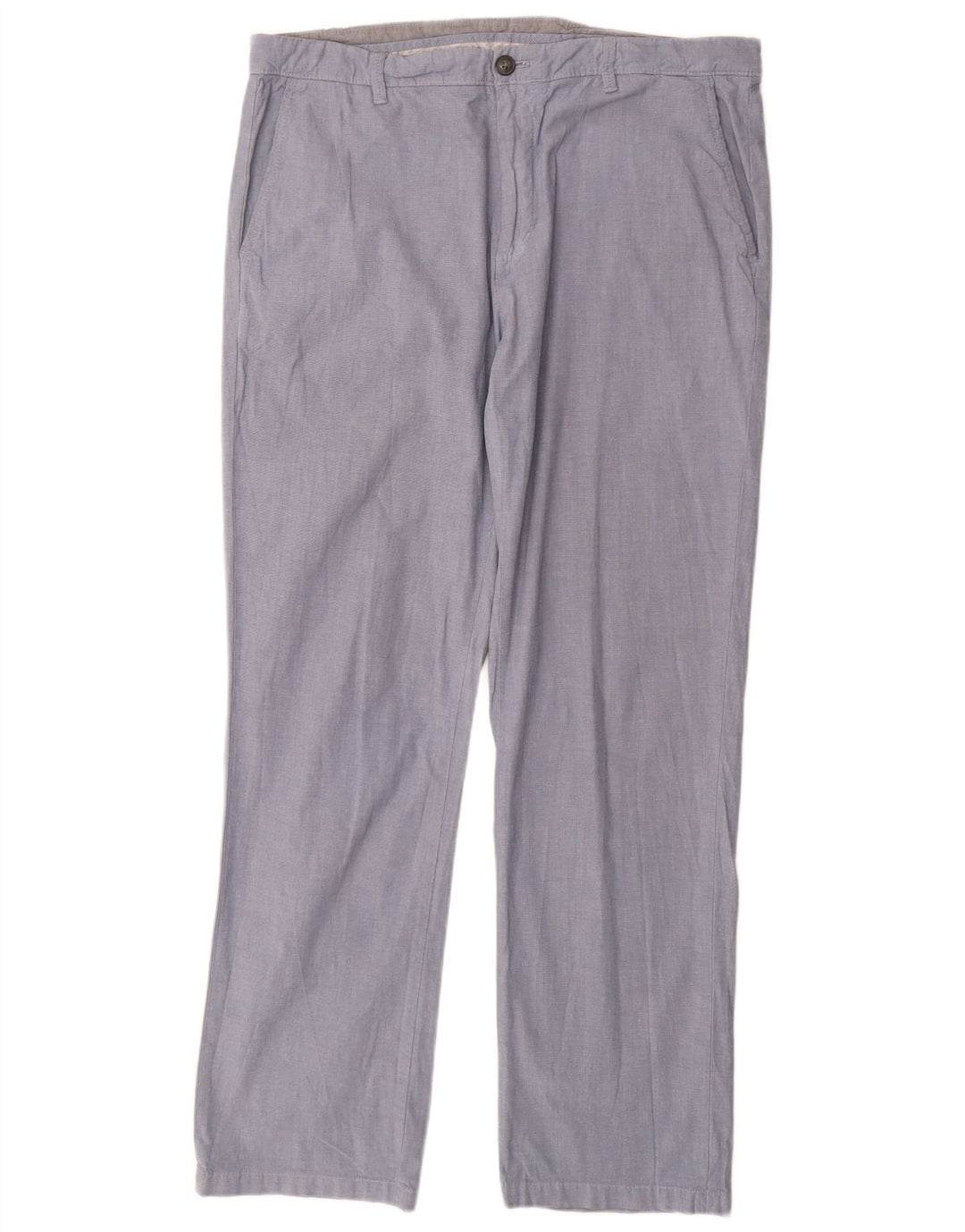 CALVIN KLEIN Herren gerade Chinohose W34 L32 Blau