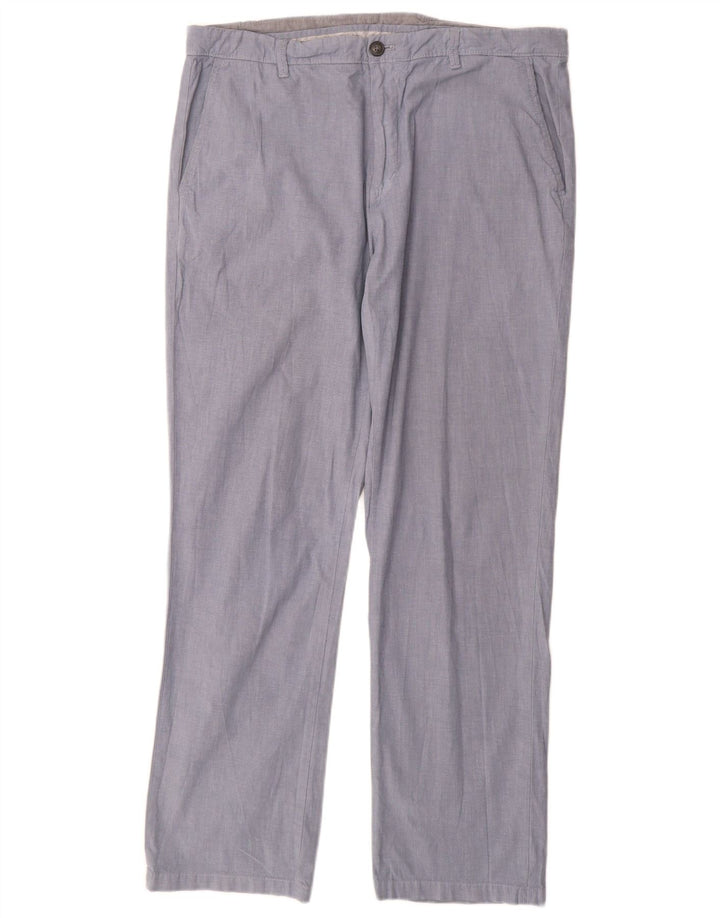 CALVIN KLEIN Herren gerade Chinohose W34 L32 Blau