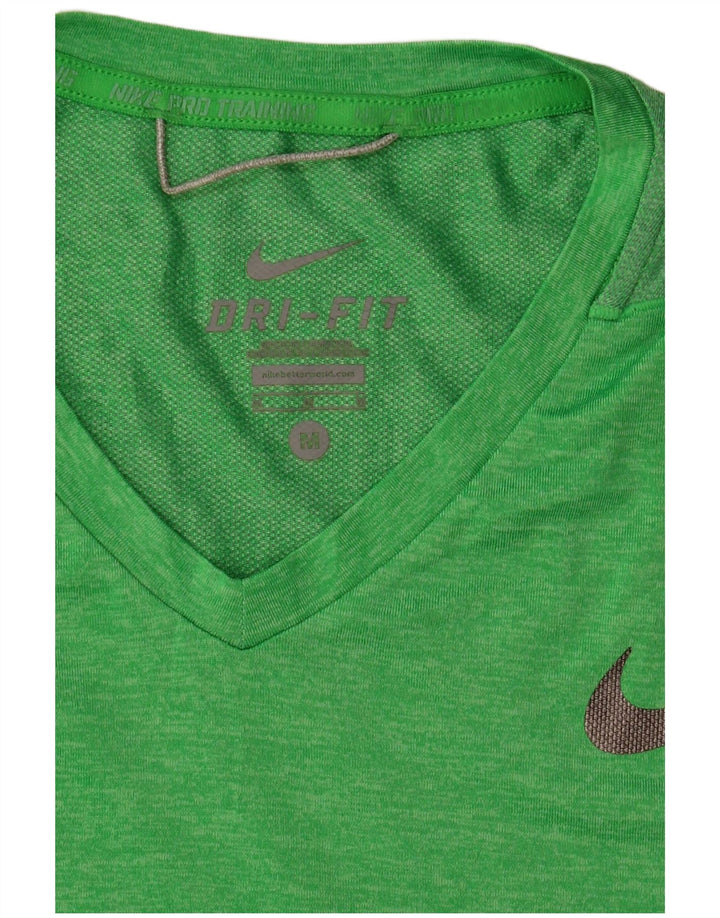 Nike Herren Dri Fit T-Shirt Top Mittelgrün