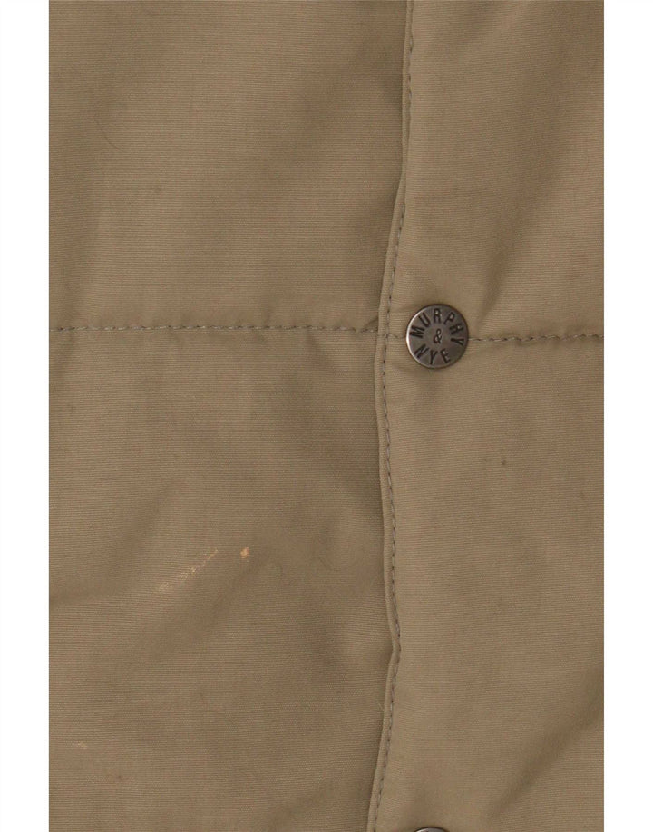 Murphy & Nye Herren Wattierte Weste UK 38 Medium Khaki Polyamid