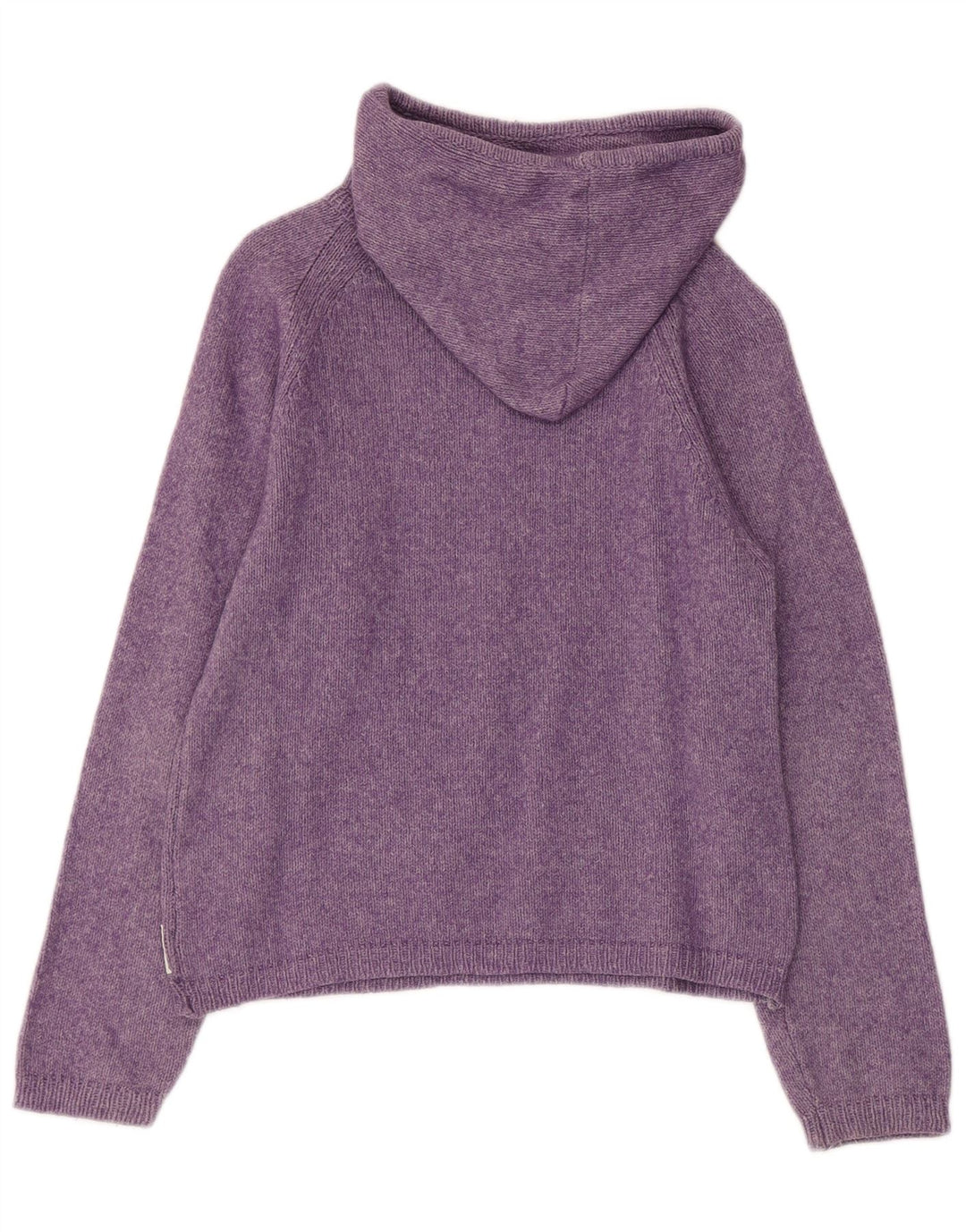 ARMANI JUNIOR Mädchen-Pullover mit Kapuze, 7–8 Jahre, lila Baumwolle