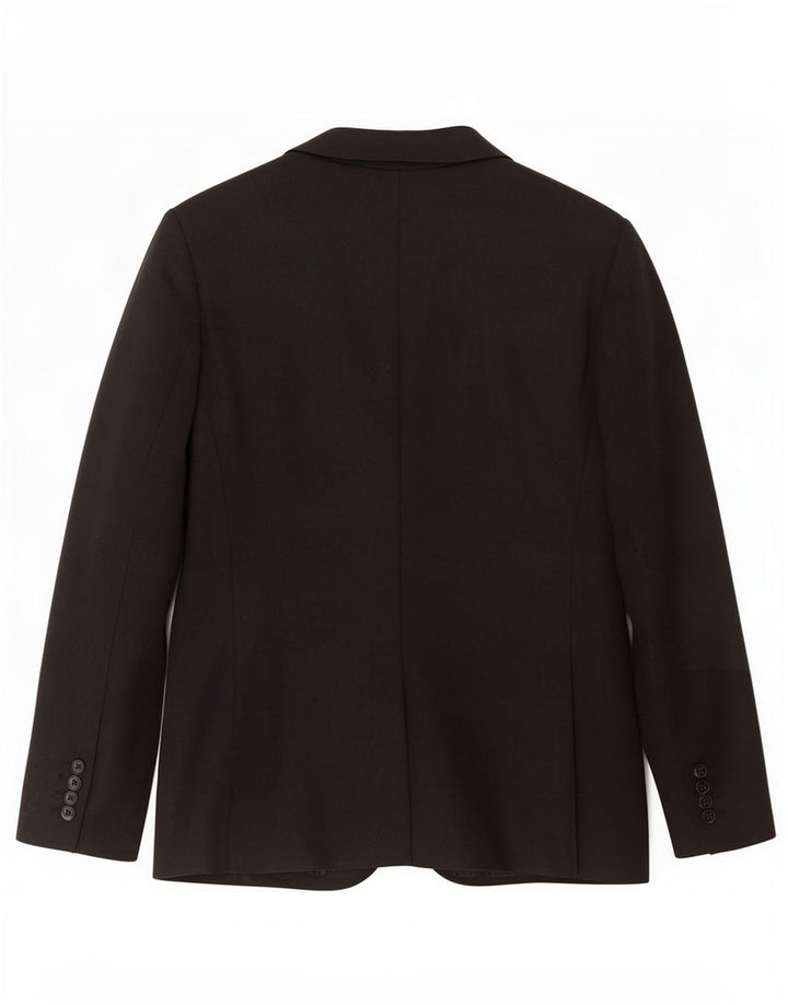 Zara Herren 2-Knopf-Blazerjacke UK 38 Mittelschwarzes Polyester