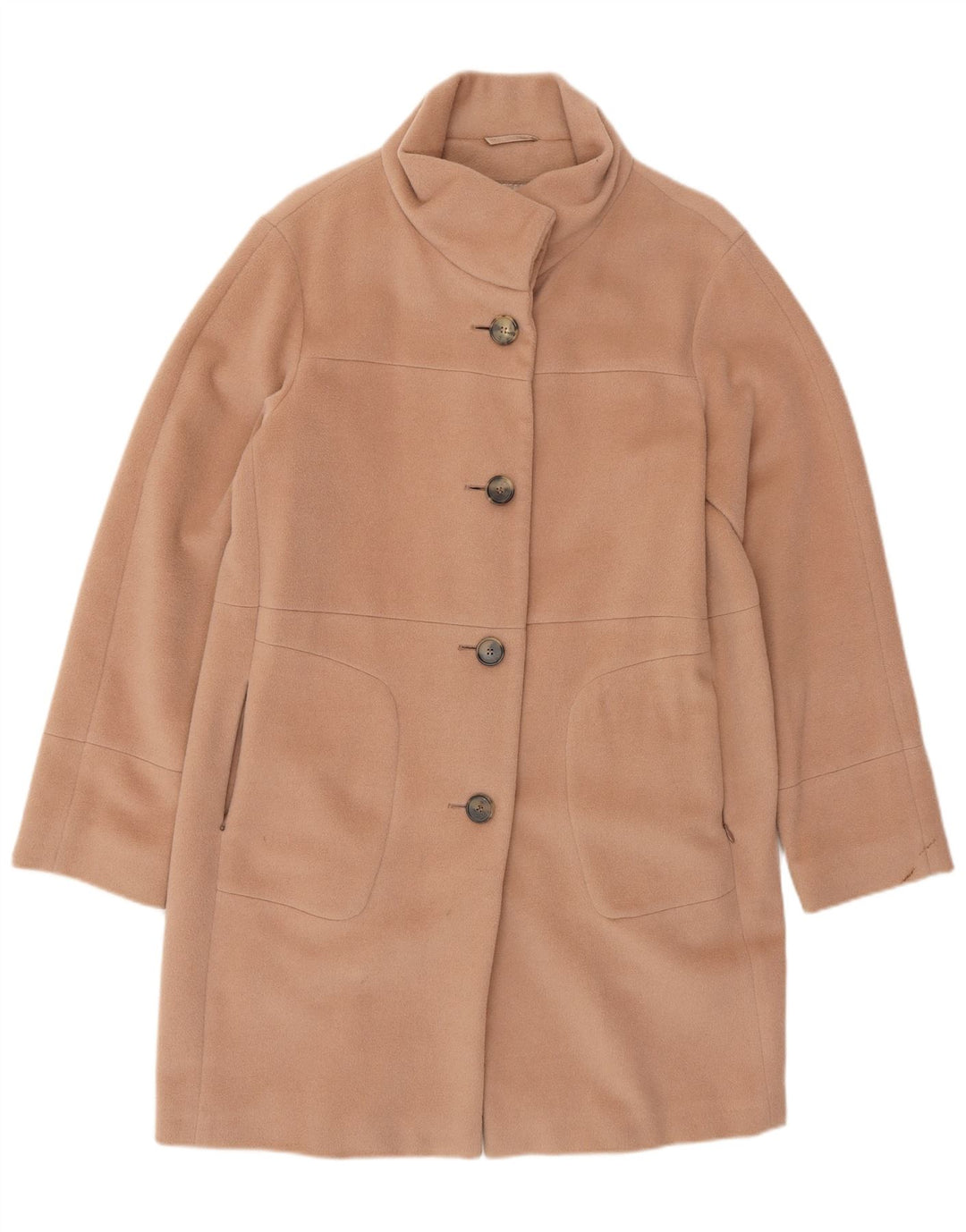RENE LEZARD Damen Mantel EU 38 Mittelbeige Wolle