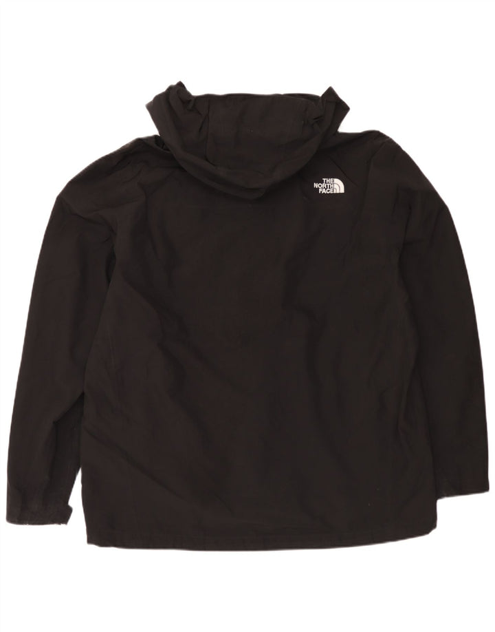 The North Face Herren-Regenjacke mit Kapuze, UK 42, XL, Schwarz, Polyester