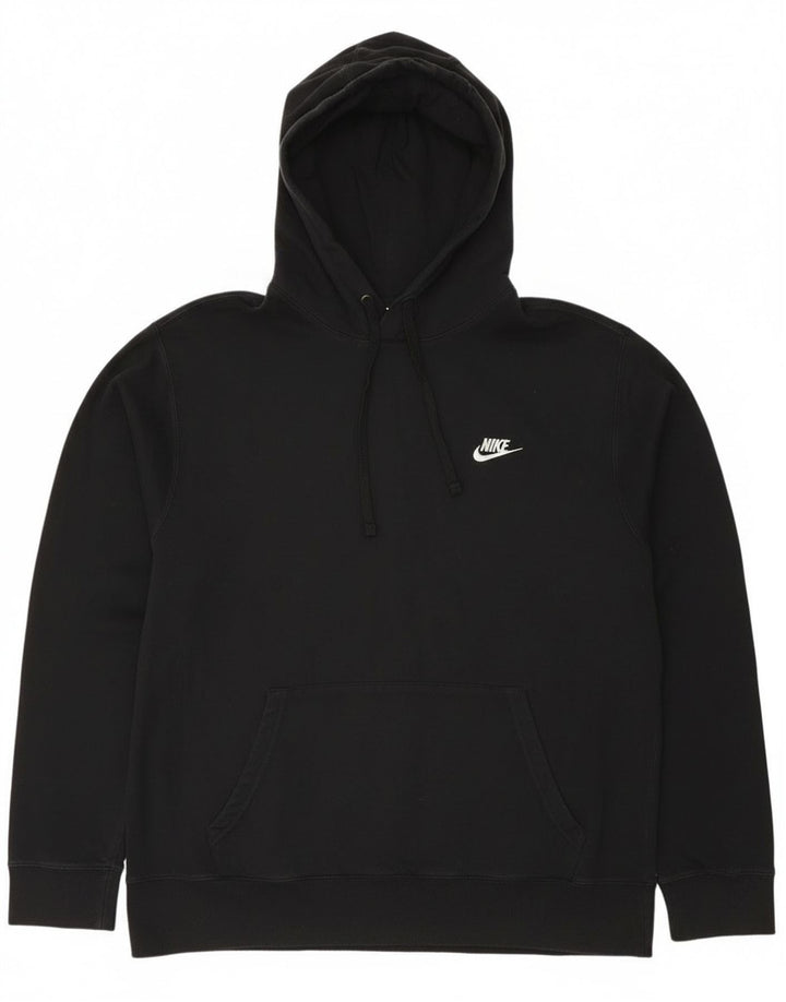 Nike Herren Kapuzenpullover, groß, aus schwarzer Baumwolle
