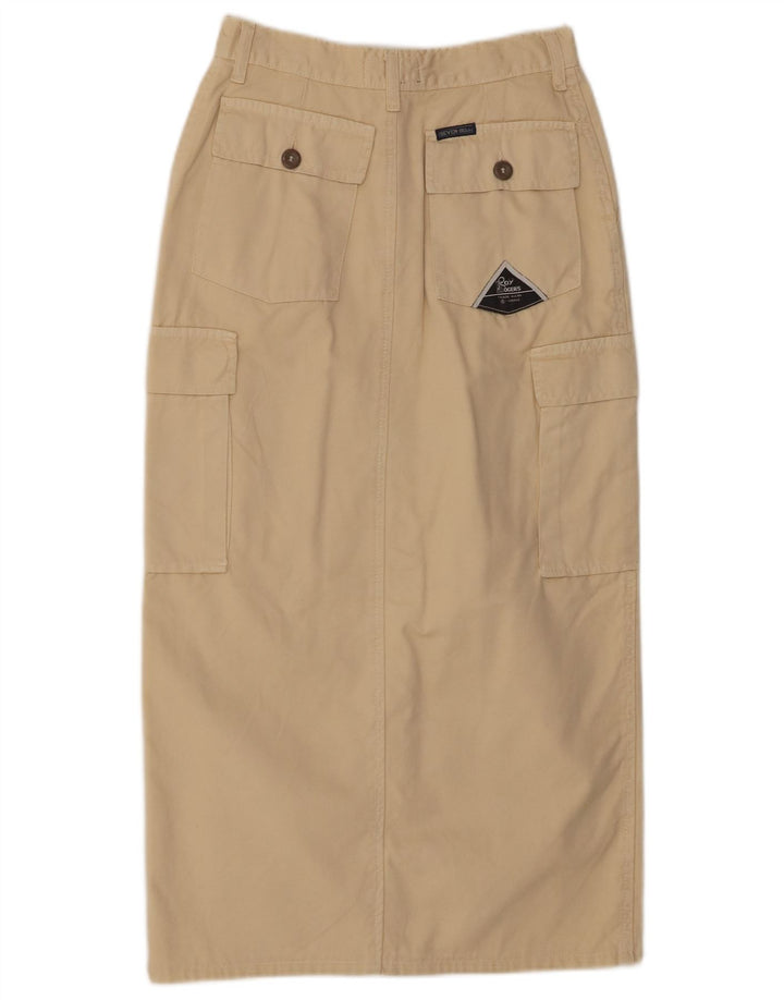 Roy Rogers Damen Maxi-Cargorock W28 Mittelbeige Baumwolle