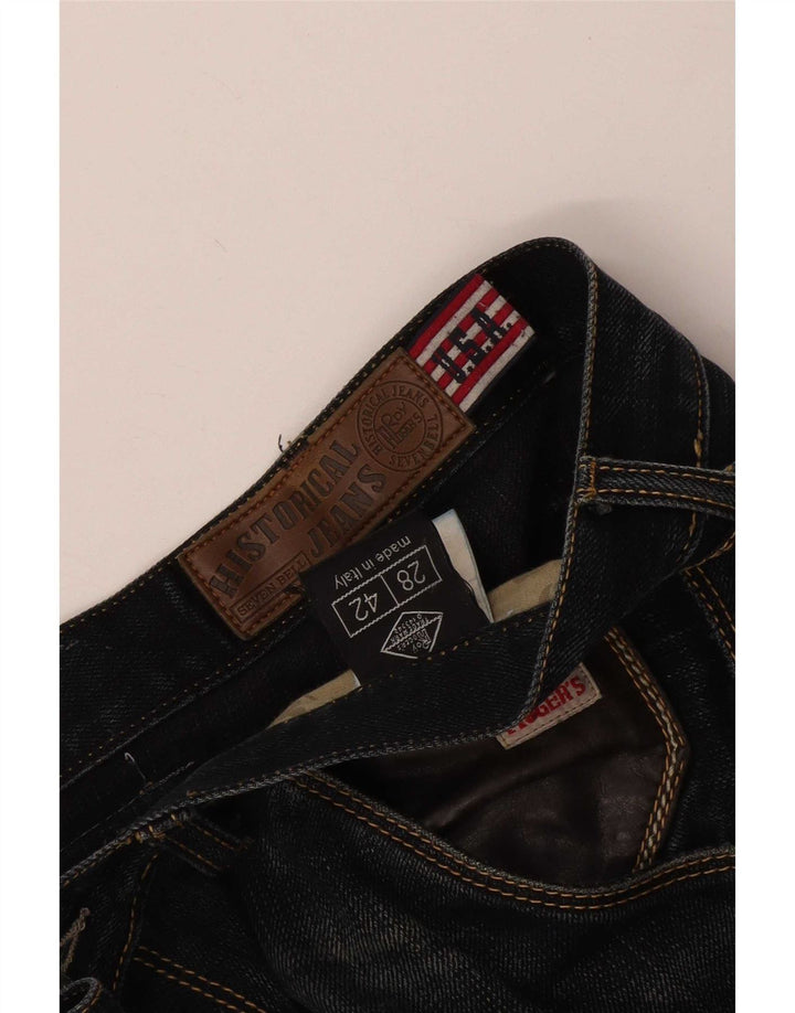 Roy Rogers Damen Distressed Slim Jeans W28 L26 Blau