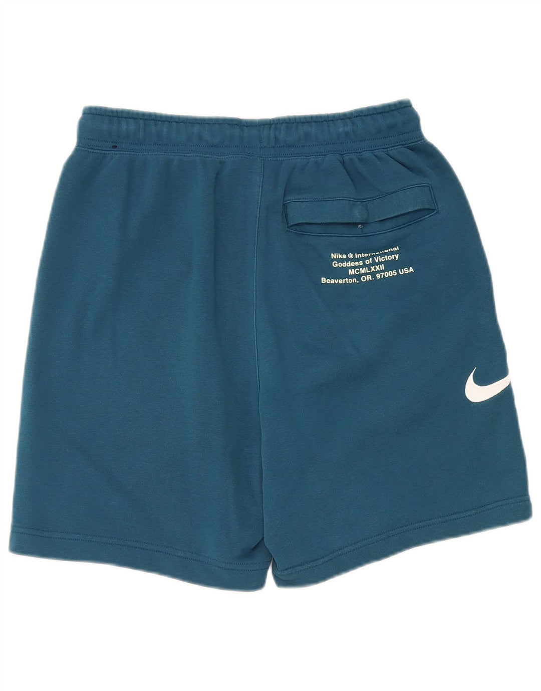 Nike Herren-Sportshorts mit Grafik, Größe S, Blau, Baumwolle