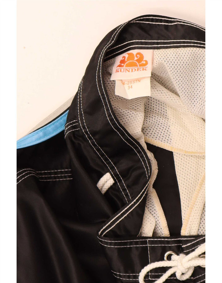 Sundek Herren-Badeshorts, groß, aus schwarzem Nylon