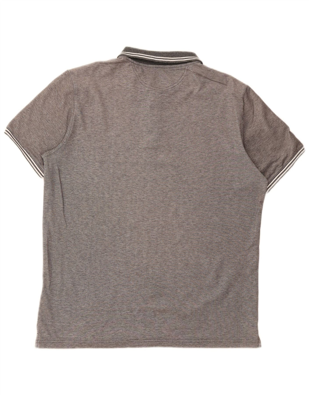 Champion Herren Easy Fit Poloshirt, groß, grau gestreift