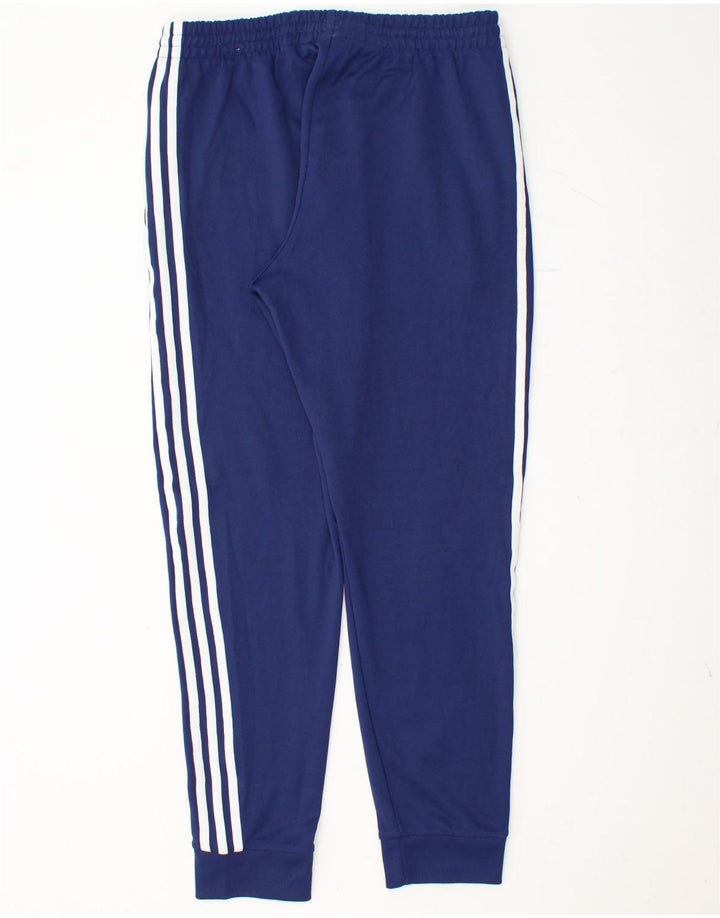 ADIDAS Herren-Trainingshose, Jogginghose, groß, marineblau, Polyester