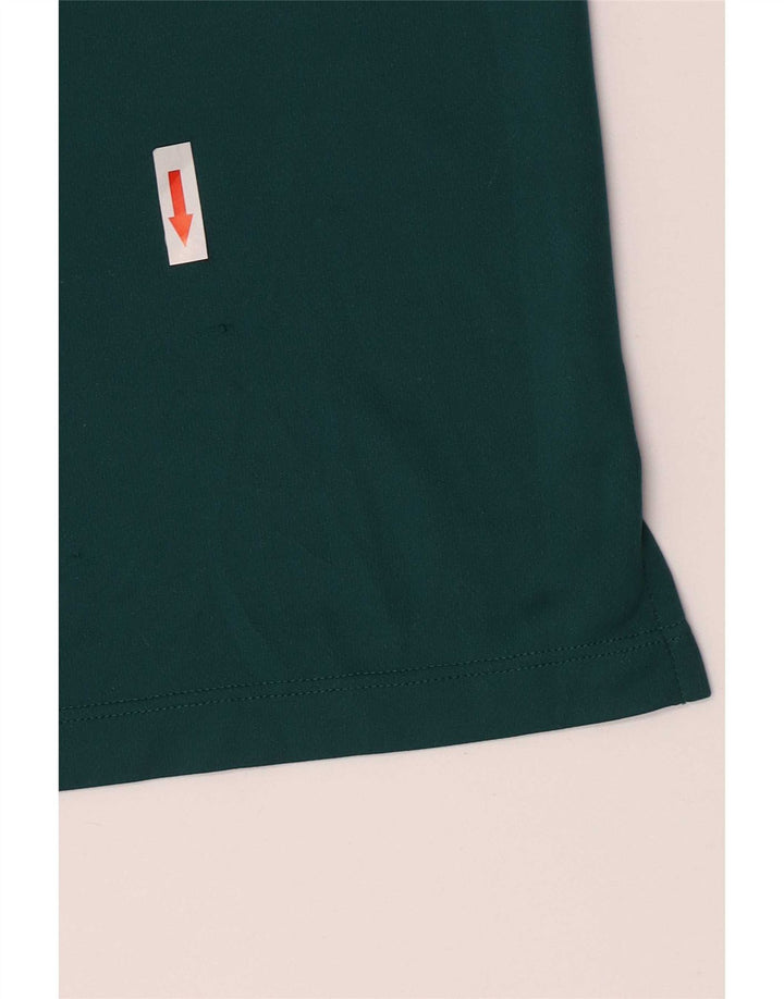 Adidas Herren-Poloshirt, groß, grün, Polyester