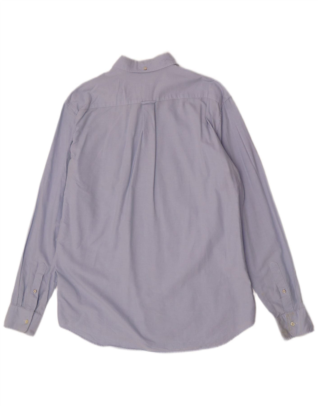 Gant Herren-Hemd mit normaler Passform, Größe 17 1/2 XL, blaue Baumwolle