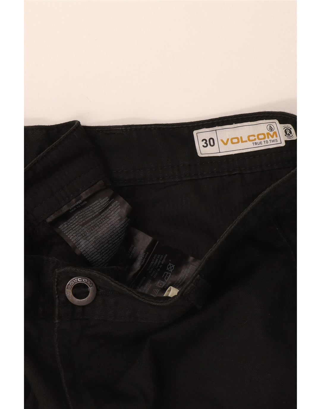 Volcom Herren-Chinoshorts W30, mittelmarineblaue Baumwolle
