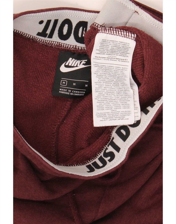 Nike Damen-Trainingshose, Jogginghose, UK 14, mittlere kastanienbraune Baumwolle