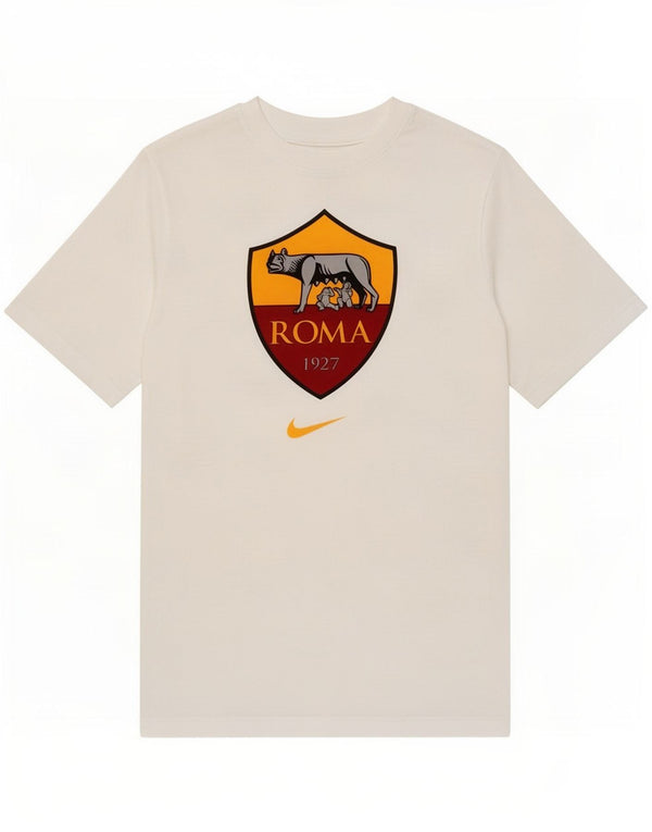 Nike Roma 1927 Grafik-T-Shirt für Jungen, 10–11 Jahre, mittelweiße Baumwolle